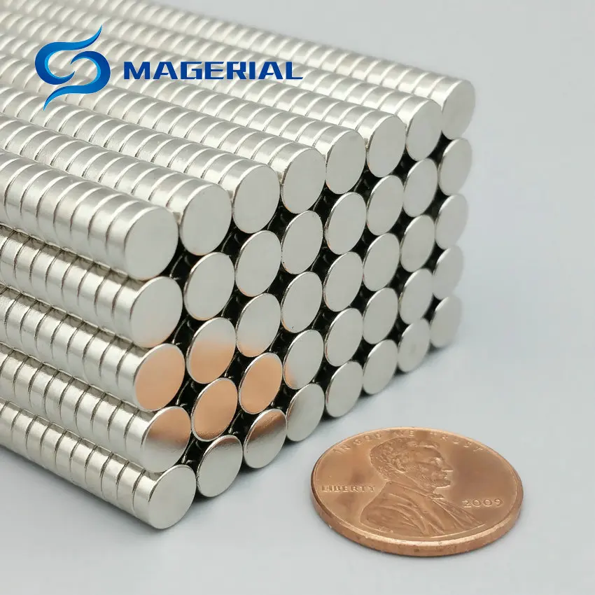 1 pack NdFeB Micro Disc Diameter 6x2 mm 0.236" Precision