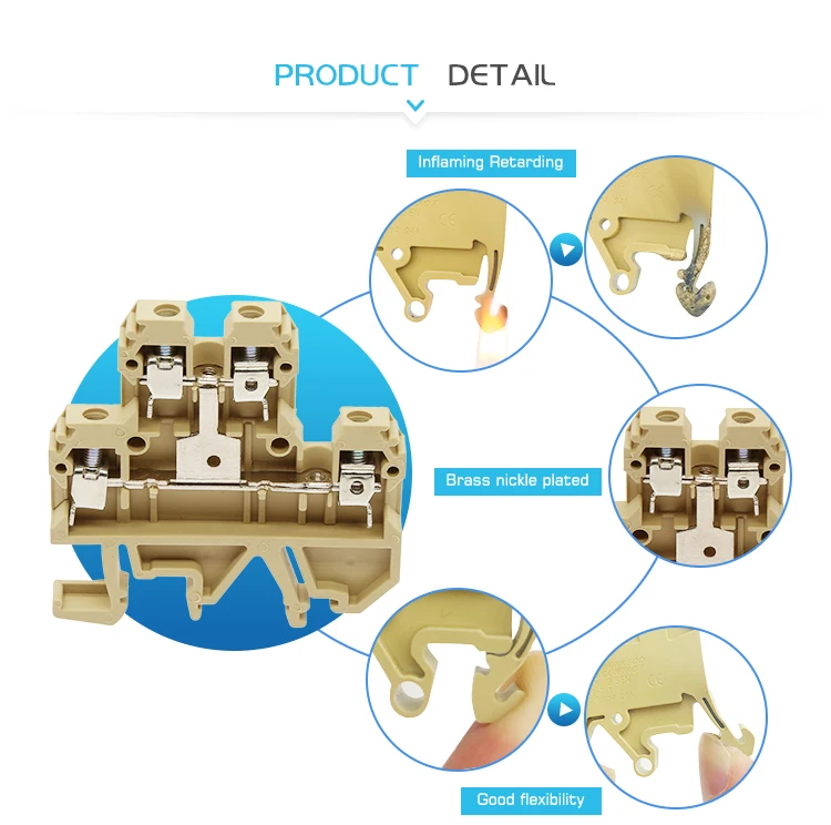10 шт. DK-4QV/35 Вместо разъема Weidmuller два уровня винтовой зажим клеммные блоки воспламенение Тип DK4QV/35
