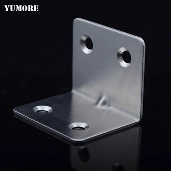 

DHL free shipping Stainless Steel Small Angle Bracket 100pcs/lot steel hidden shelf brackets wholesale