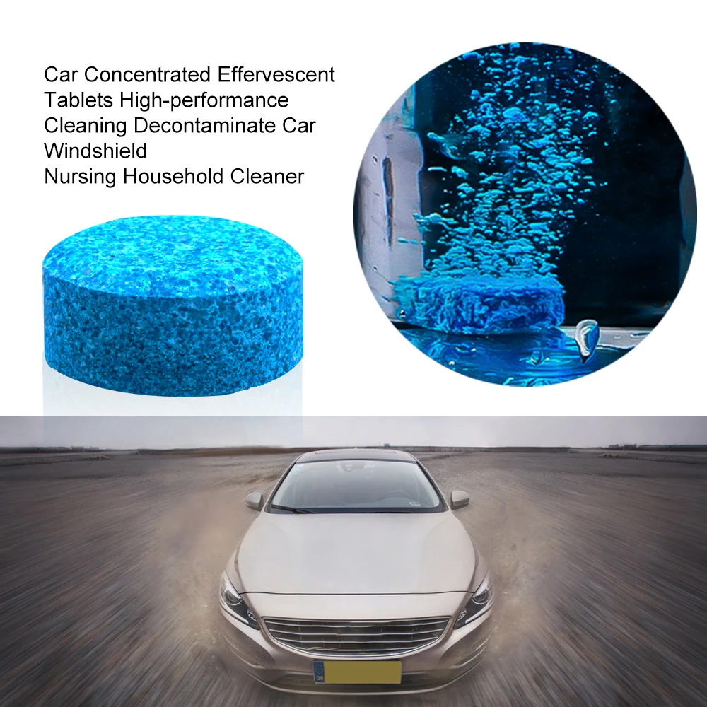 

10PCS/Pack=4L Clean Wiper Water Car Solid Fine Seminoma Wiper Auto Window Cleaning Car Windshield Glass Cleaner Car Accessories