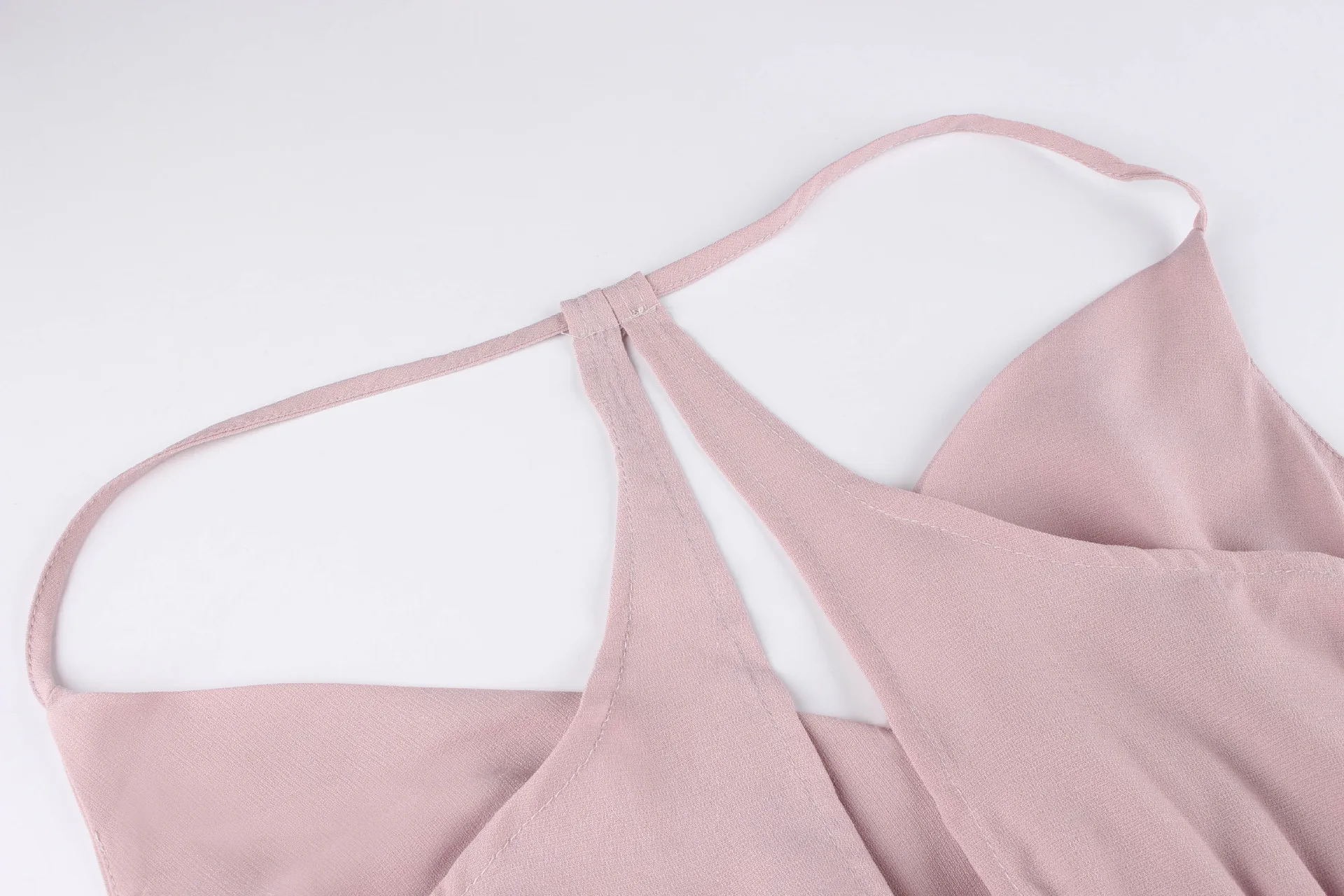 New Solid Strap Jumpsuit Women Deep V Neck Backless Combinaison Casual Boot Cut Overalls Loose Sleeveless Playsuit Women New Solid Strap Jumpsuit Women Deep V Neck Backless Combinaison Casual Boot Cut Overalls Loose Sleeveless Playsuit Women