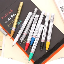 1 Pcs Metallic Marker 8 Colors to Choose 0.7mm Extra Fine Point Paint Marker Non-toxic Permanent Marker Pen DIY Art Marker sanford 1747388 stainless steel permanent marker fine tip black