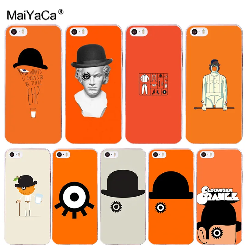 

MaiYaCa A Clockwork Orange Fashion Coque Shell Phone Case for iphone 11 Pro 8 7 6 6S Plus X 5 5S SE Cover XS XR XSMAX
