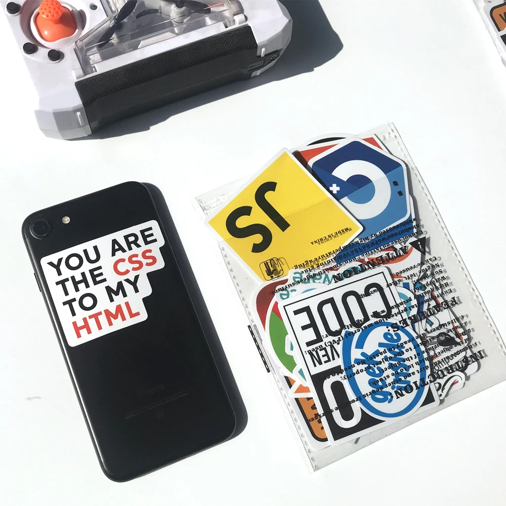 33pcs Pvc  Waterproof  Internet theme Sticker For Geek programmer  cloud data Represent yourself java C++ phpStickers