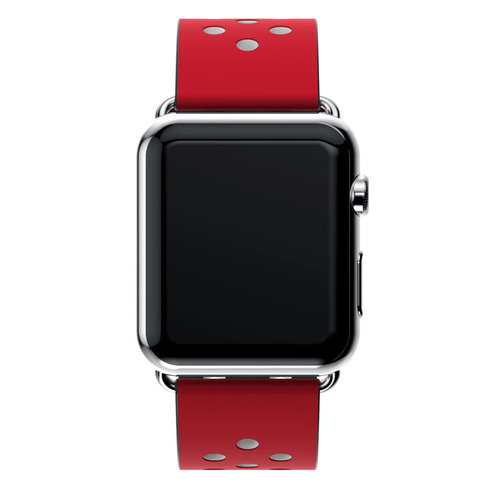 Роскошный дизайн классический ремешок с пряжкой для apple watch series 4 3 2 1 ремешок для iwatch 38 мм 42 мм браслет умные аксессуары на запястье 44 мм