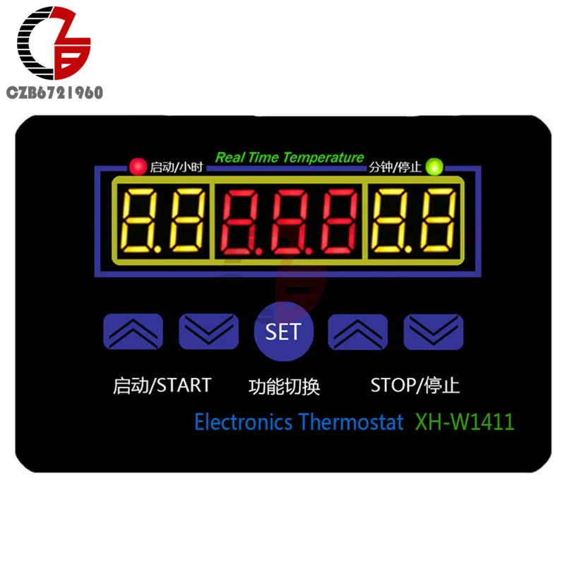 

LED Digital Temperature Controller DC 12V 10A XH-W1411 Real Time Thermostat Temperature Regulator Home Thermal Control Switch