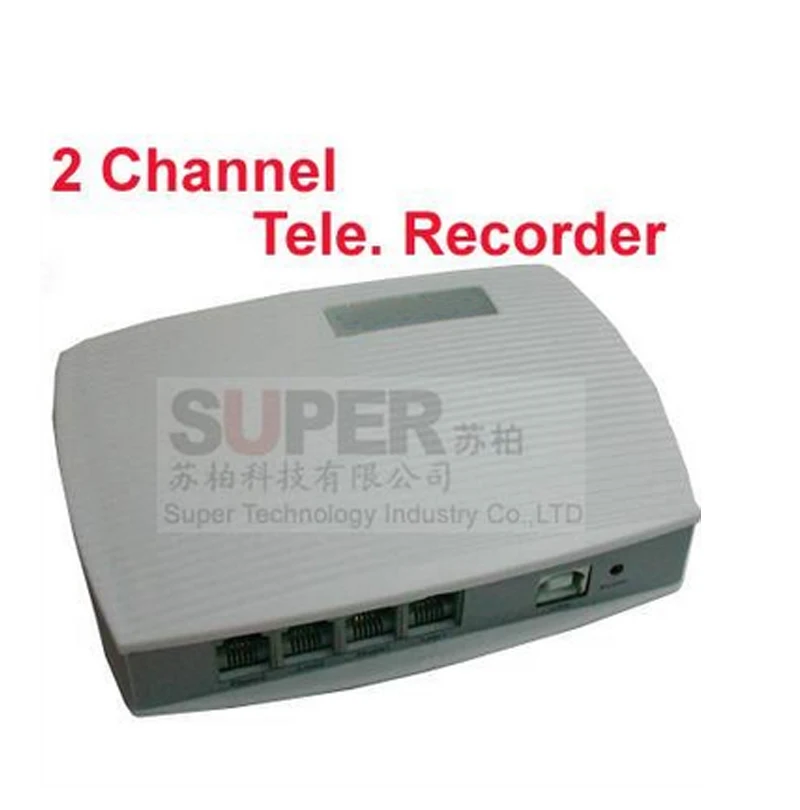 2 channels voice activated USB telephone recorder,telephone monitor,4 ports,USB telephone