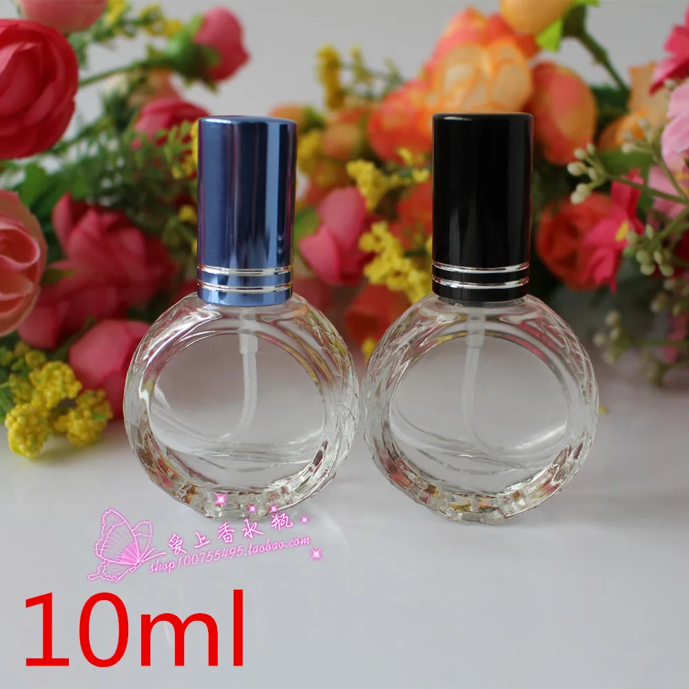 Download 10ML Clear Color Glass Pump Sprayer Bottle Empty Small Perfume Bottles 5pcs/lot-in Refillable ...