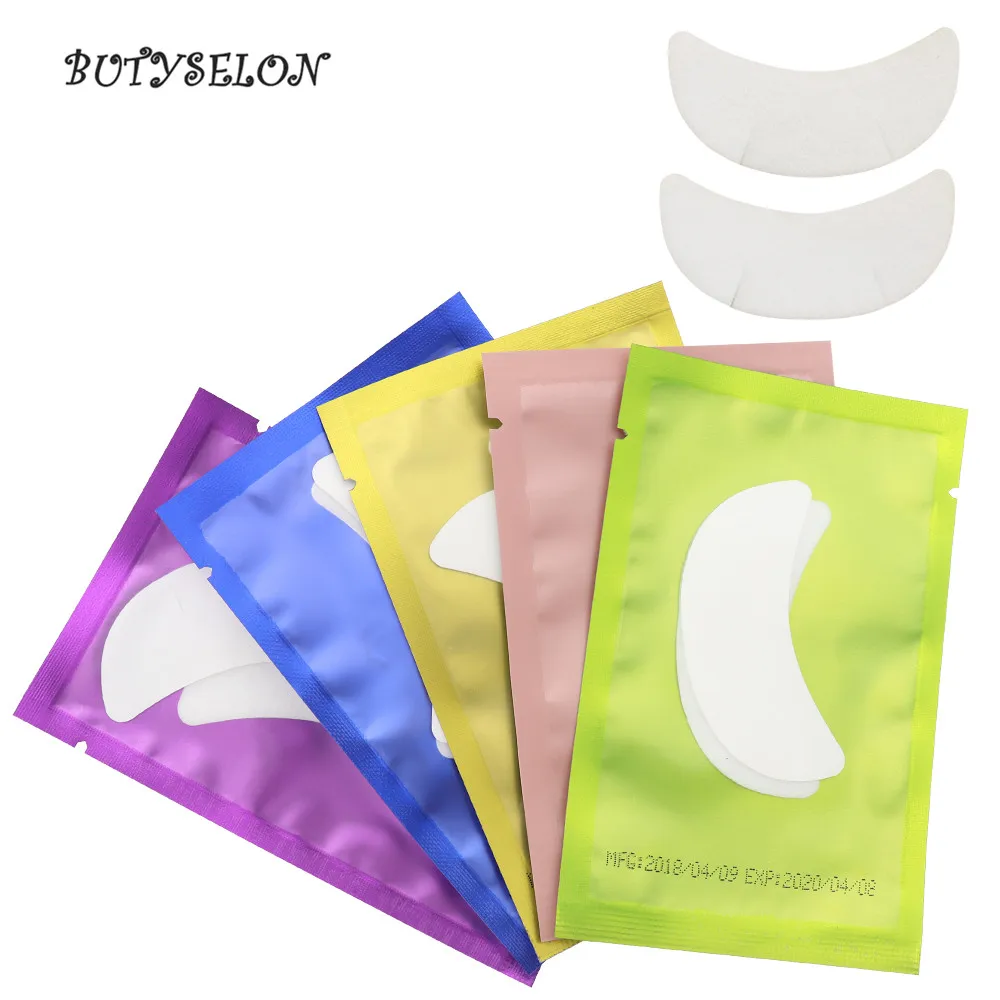 

100Pairs/Lot Eyelash Lash Extension Under Eye Gel Pads Eye Patches Lint Free Lash Extension Makeup tools Mask Beauty Tool