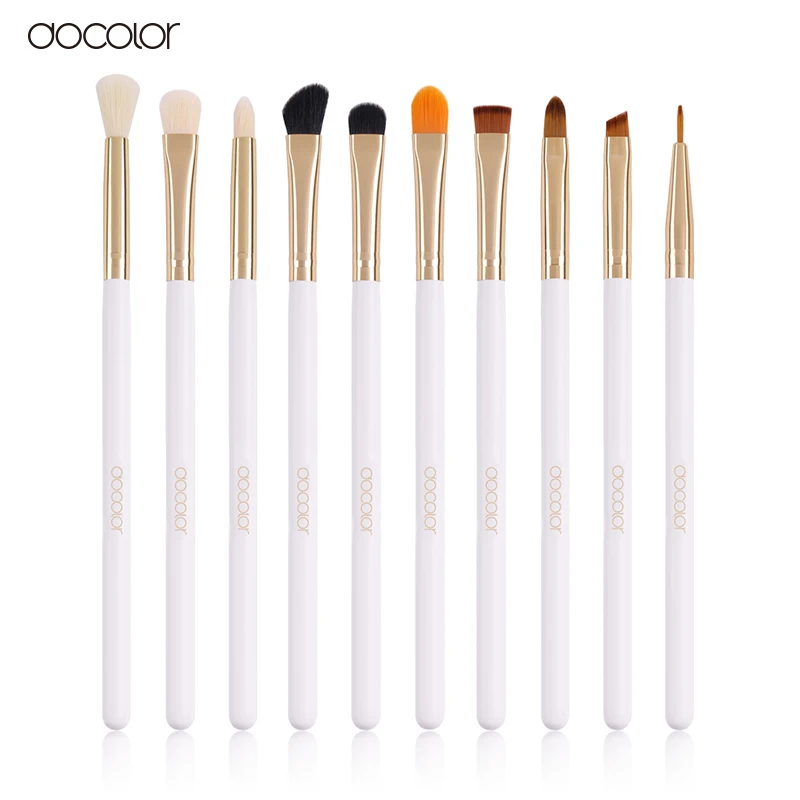 

10PCS Eye Makeup Brush Set Eye Make up Brush Eyeshadow Eyebrow Eyeline Makeup Brush Blending Lip Cosmetic kit