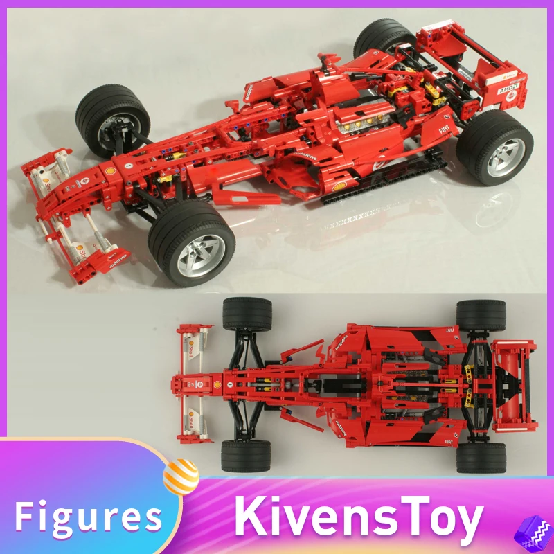 

In Store Decool 3335 Formula F1 1:8 Car Tm Building Block Red Race Car Bricks Compatible LegoINGly 8674 Technic Series 1242pcs