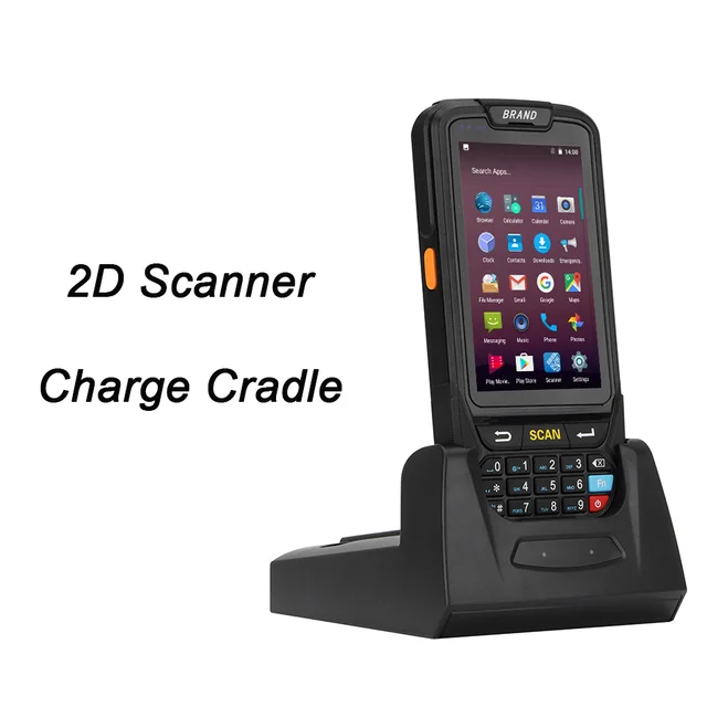 PDA Barcode scanner 1D 2D Bluetooth Android Handheld Terminal Rugged