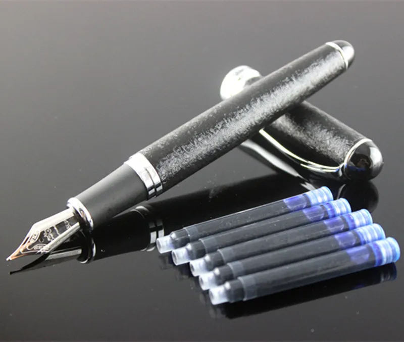 

Jinhao X750 Classics Thick Body 1.0 mm Bend Nib Calligraphy Pen High Quality Metal Fountain Pen Luxury Ink Gift Pens for Writing