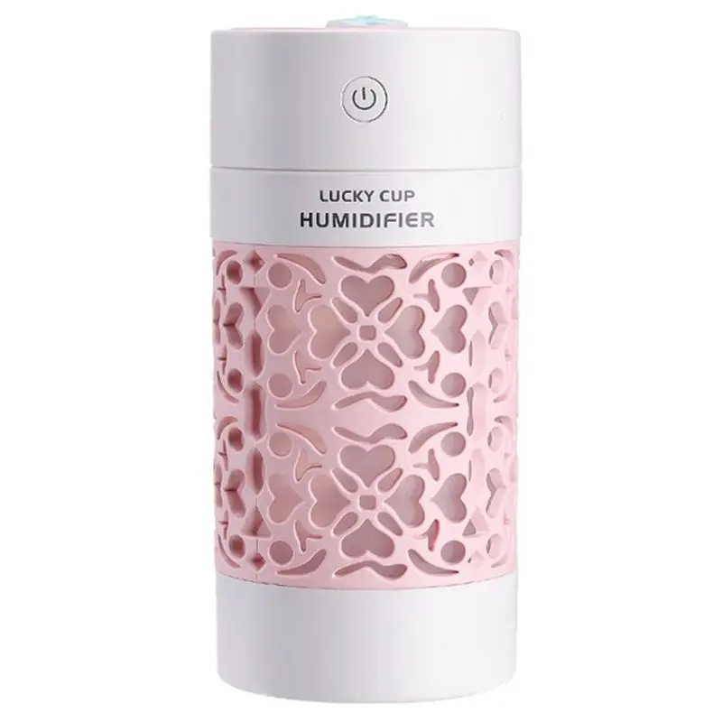 

Car Portable Air Humidifier Usb Ultrasonic Aromatherapy Diffuser With Led Fan 3 In 1 Multifunction Mini Essential Oil Diffuser