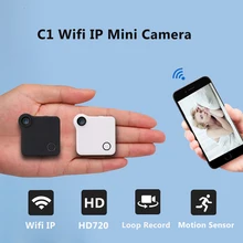 C1 Mini Camera Wifi P2P IP 720P H.264 HD Mini Camera Wireless Action Cam Bike Camera Mini DV Camera Video Voice Recorder