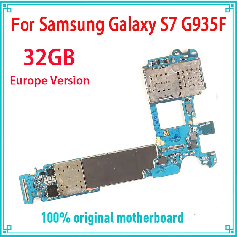 

Original Unlocked For Samsung Galaxy S7 Edge G935F Motherboard with Full Chips,Europe Version 4G Network(Not Repair)