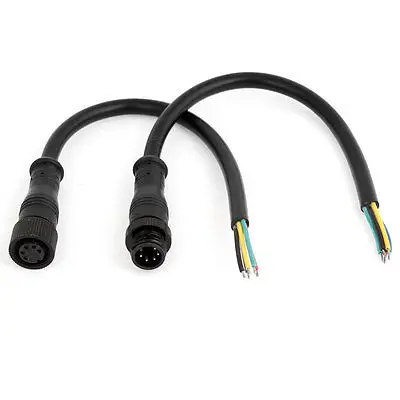 

11.11 Free Shipping Replaceable 5 Pin LED Strips Male Female Plug Waterproof Extension Cable 43cm