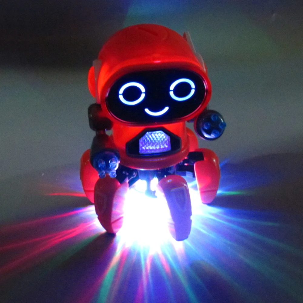 Dancing robot Action Figure Toy Electronic intelligent Walking Robot Toy for Boys Children Birthday Gift