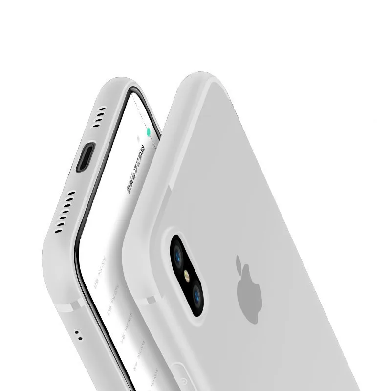 Защитный матовый чехол из ТПУ для телефона iphone xs max xr x 10 тонкие Чехлы iPhone 6s 6 7 8 plus 5