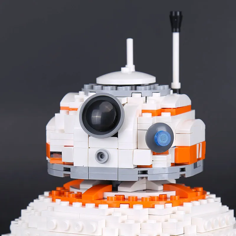 1238 ШТ серия Звездные войны 05128 двойной набор BB8 совместим с 75187 Строительные блоки Кирпич детская игрушка Рождественский подарок