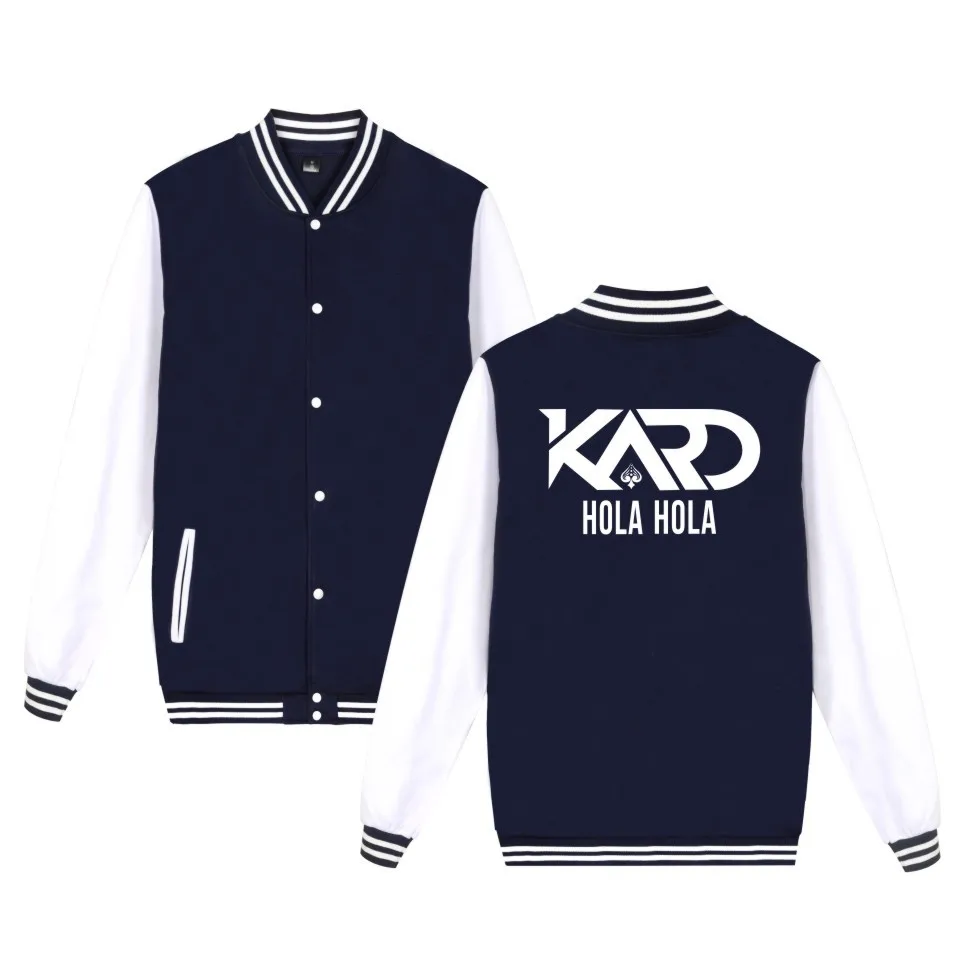 Harga Korea co ed Jaket K pop kelompok K.A.R.D Moombahton EDM KARD SOMIN Fashion Bisbol Seragam Plus Ukuran 4XL