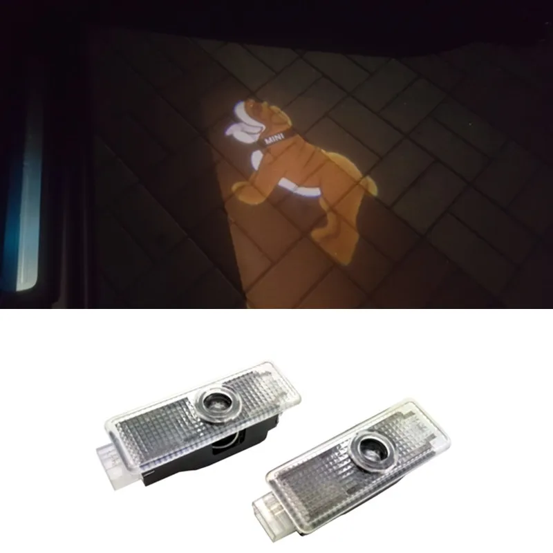 

2x LED Car Door Logo Light Courtesy Laser Projector Lamp For Mini Cooper R53 R55 R56 R57 R58 R59 R50 R60 Clubman F55 F56 R52