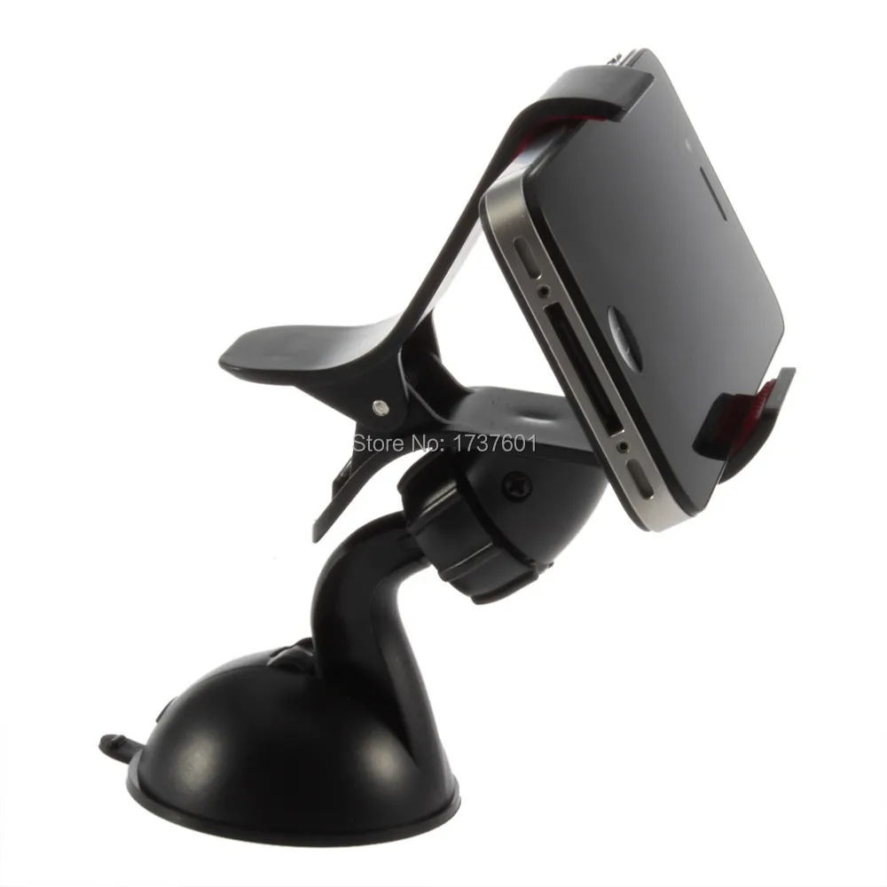 Высокое качество прибытие Универсальный автомобильный держатель кронштейн крепления лобового стекла для Iphone 5 держатель телефона вращающийся на 360 градусов 10 шт./лот