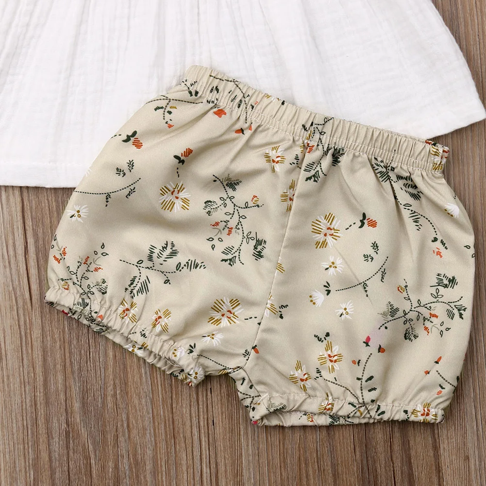 UK/детская одежда для маленьких девочек, футболка с короткими рукавами+ штаны, комплект одежды из 2 предметов