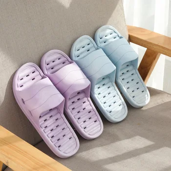 

2019 New PVC Slippers Home Women Wear Indoor Home Bathroom Bathing Couples Cool Men in Summer
