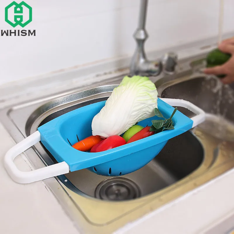Multi functional Plastic Basket Organizer Fruits Vegetables Storage