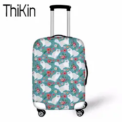 ThiKin чемодан Дорожный Чехол Организатор 3D Cat Чемодан чехол для чемодана для Багажник Случае упругие толстые чемодан защитные чехлы
