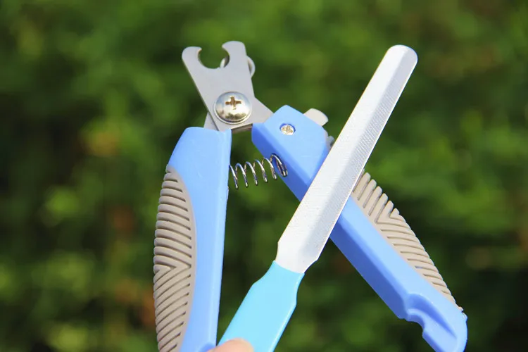 

Pet Nail Clippers Cutter with file set safe for Animal Dogs Cats Pig Birds Guinea Claws Scissor Cut Product with Massage Handle