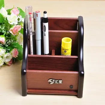 

Good Wooden Pen Holder Multifunctional Combination of Pen Holder Maple Wool Europe Style Fantastic Pen Posts Office Pen Stands