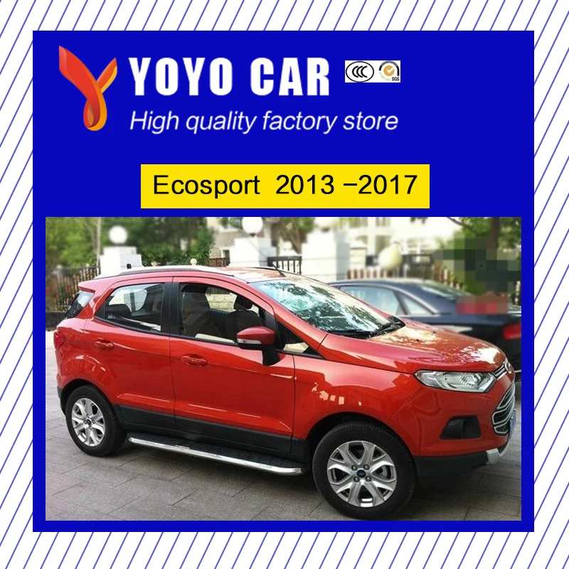 عالية الجودة ABS 1 زوج ملصق تثبيت الجانب السكك الحديدية بار حامل سقفي ل Ecosport 2013 2014 2015 2016 2017 عالية الجودة ABS 1 زوج ملصق تثبيت الجانب السكك الحديدية بار حامل سقفي ل Ecosport 2013 2014 2015 2016 2017
