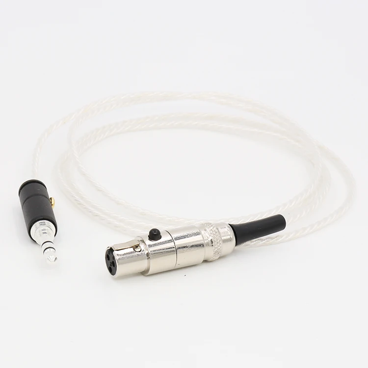 High quality Handmade 3 5mm 5N OFC Silver plated Headphone Upgrade AUX Cables for K271 K272 K240 K242 K702 Q701