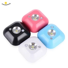 CANSHOU LED Sensor Night Light Dual Induction PIR Infrared Motion Sensor Lamp Magnetic Infrared Wall Lamp Cabinet Stairs Lights