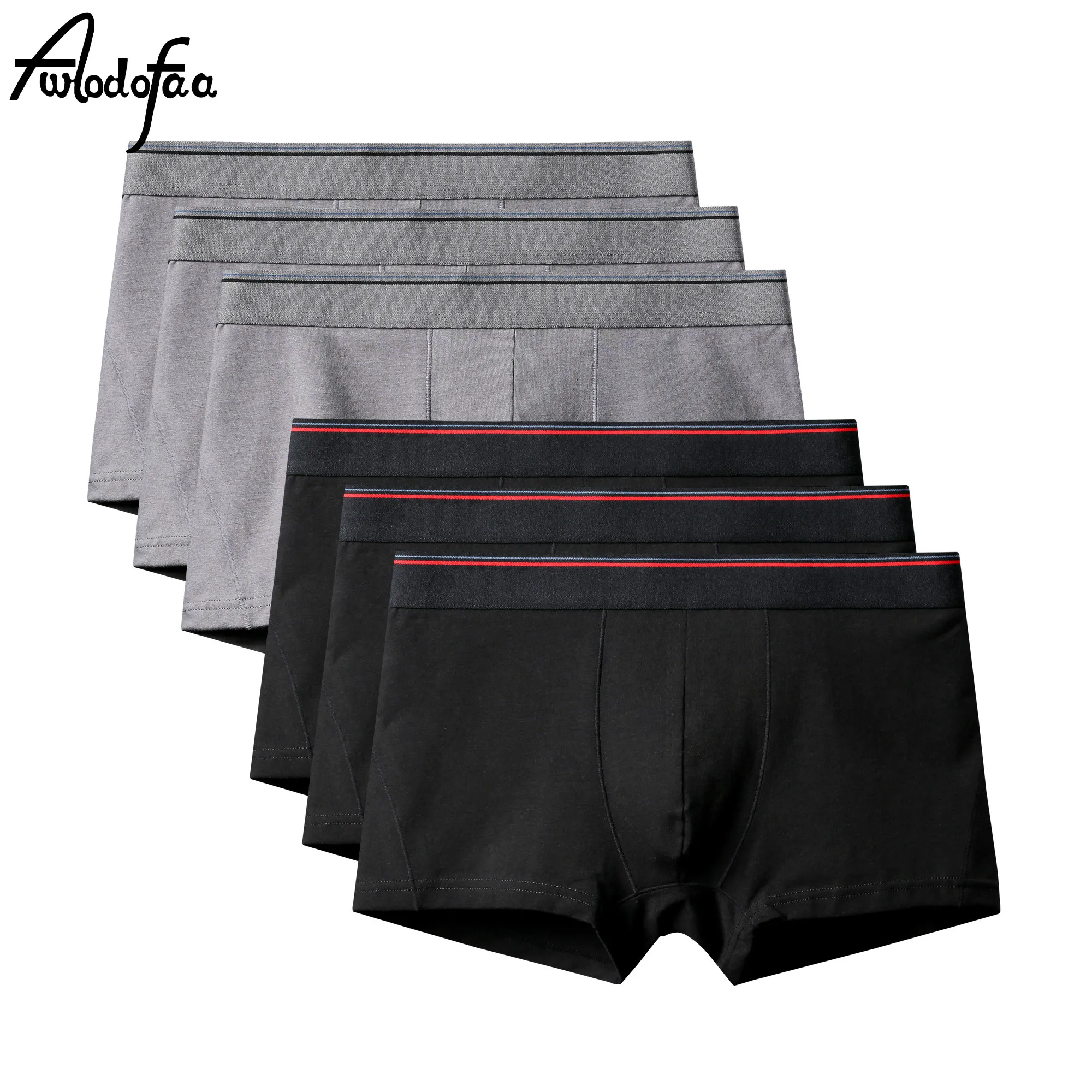 

6Pcs/lot Hot Sell Mens Boxers Shorts Cotton Sexy Men Large Size Underwear Mens Underpants Male Panties Shorts U Convex Pouch 6XL
