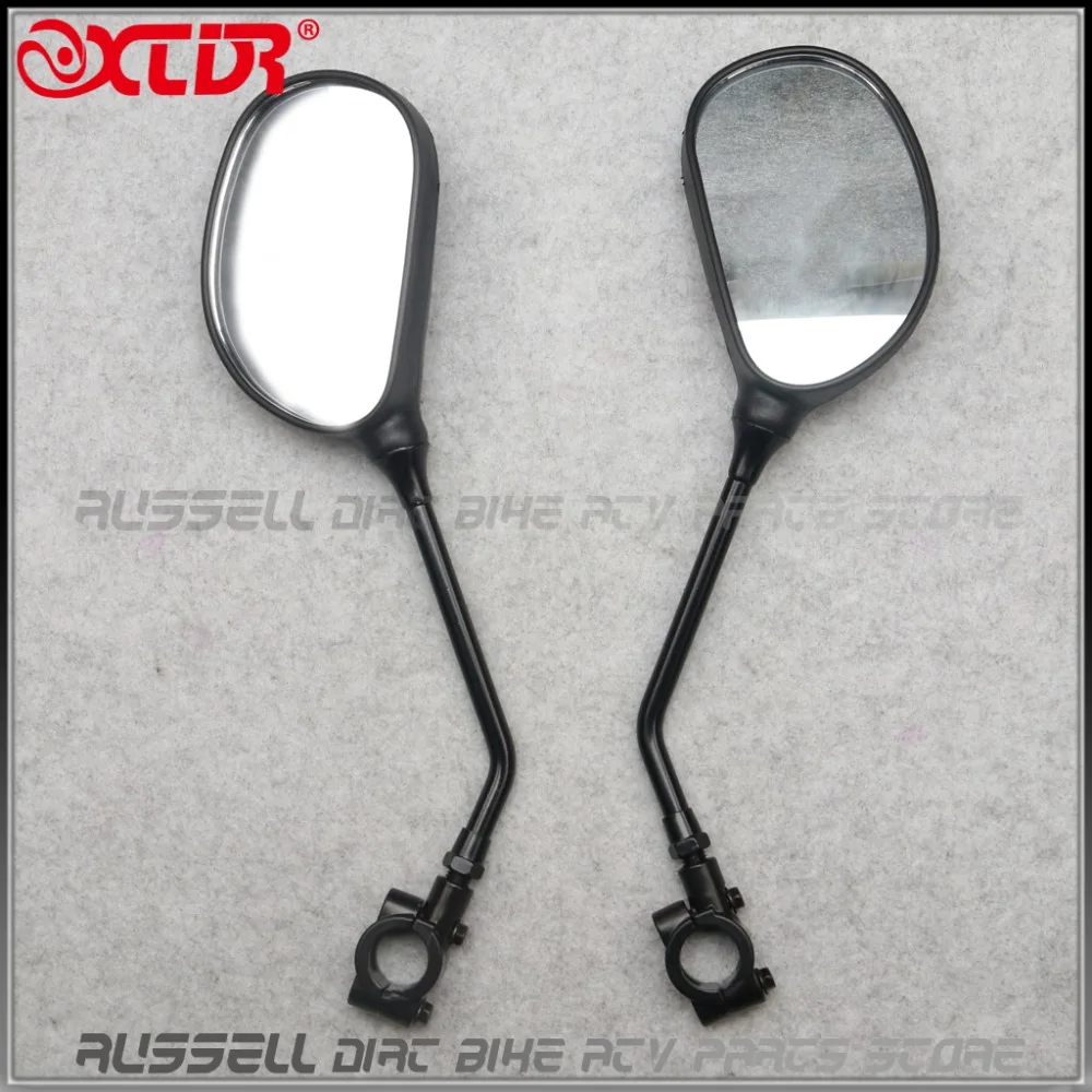 

Motorcycle 22mm handlebar clamp rearview Mirror Sets For Dirt Pit bike ATV E-Bike Electric bike bicycle