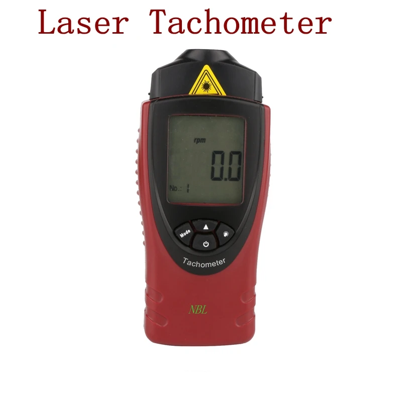 

Professional Laser Tachometer Wide Measure Range:100 to 30000 rpm;1.7-500rps Resolution 0.1 rpm Photo Tachometer High Precision