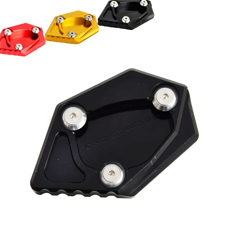 

Side Parking Kickstand Pad Enlarger Pedal Extension Plate Holder For Kawasaki J300 14-15 For Kymco K-XCT300i XCITING 400i 12-15