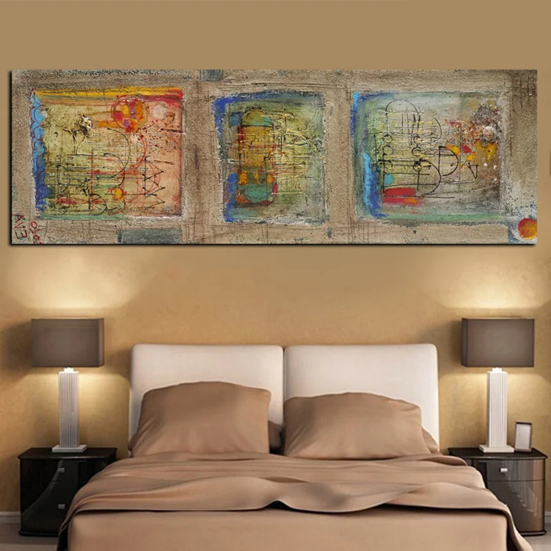 

Big size Digital HD Print Rectangle Graffiti Wall Abstract Oil Painting on Canvas Wall Art Home Cuadros Decor for Living Room