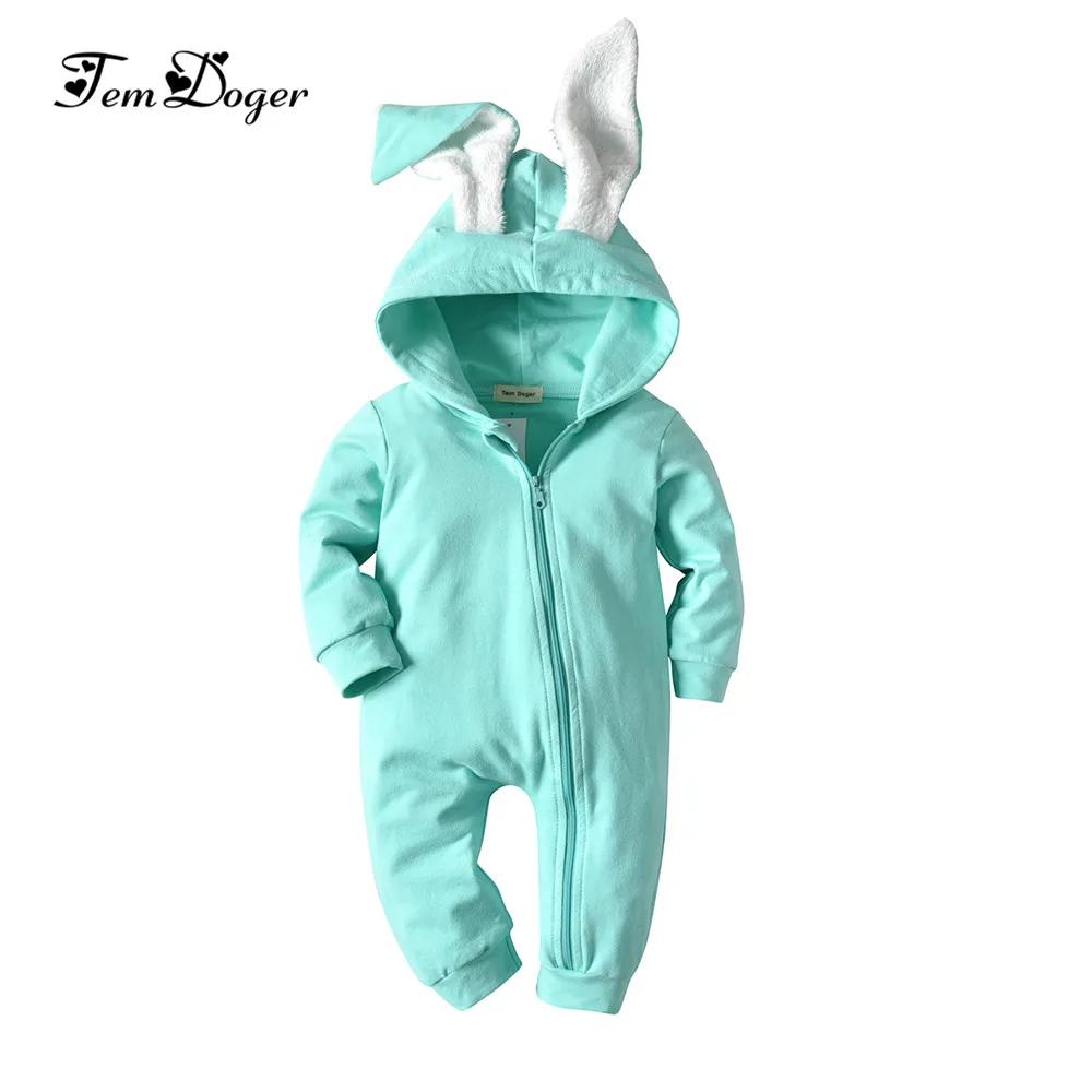 

Tem Doger Baby Rompers Spring Autumn Toddler Jumpsuit Cute Cartoon Playsuit Infant Girl Boy Jumpers Kids Baby Outfits Clothes