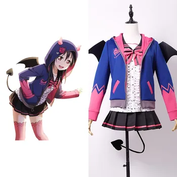 

Love Live! New UR Nico Yazawa Little Demon Uniform Halloween Cosplay Costume Halloween Party Girls Women Female Beautiful Dress