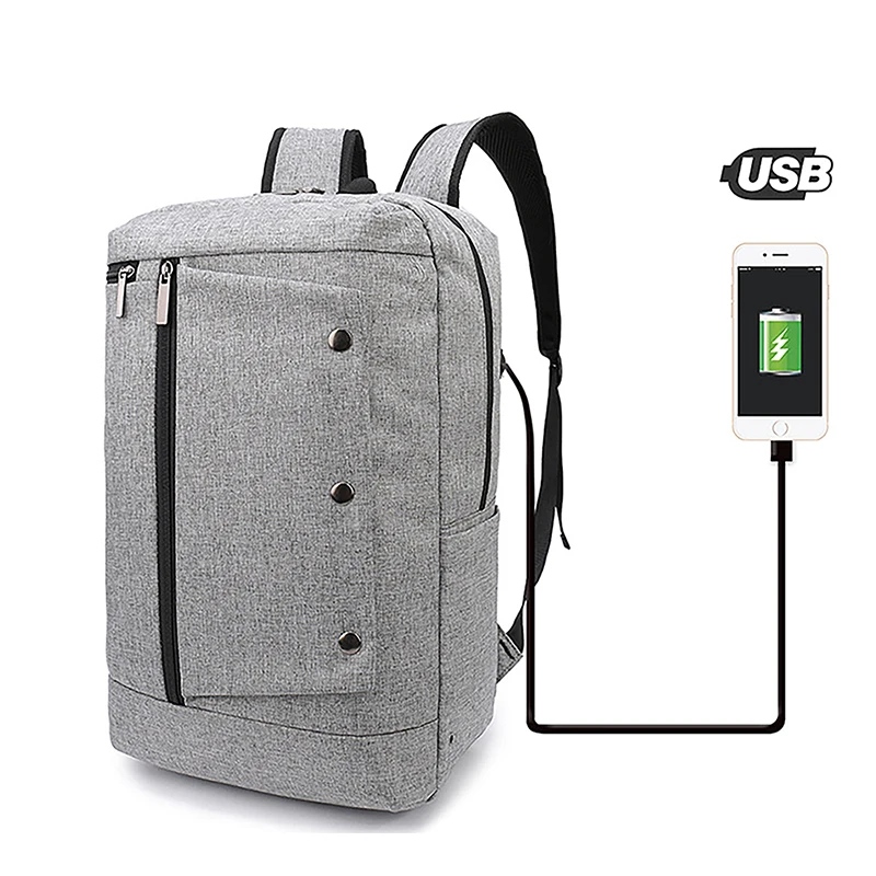 Smart Urban Travel Backpack Male School Backpack Schoolbag with USB