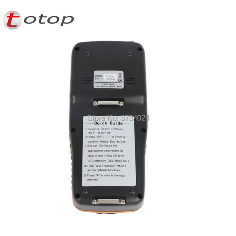 TM 600 VDSL VDSL2 прибор для тестирования ADSL WAN и LAN тестер линия xDSL контрольно