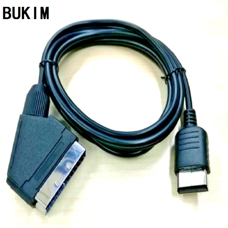 BUKIM Новый 1 8 м/6 футов Высокое качество Scart AV аудио кабель видео разъем для Sega