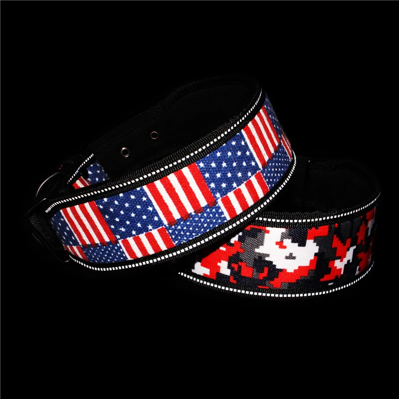 Heavy Duty Adjustable Pet Dog Collar for Small Medium Large Dogs Reflective Puppy Big Dog Collar Leash Chihuahua Beagle Collars