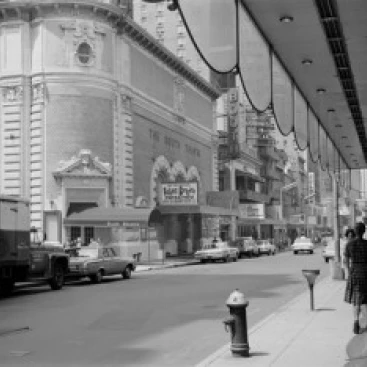 USA  New York City  Theatres along 45th Street Poster Print (18 x 24)