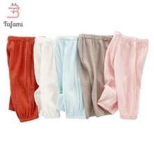 Штанишки для малышей для новорожденных мальчиков и девочек против комаров свободные штаны крошечный хлопок детские леггинсы мягкие детские для маленьких девочек летние леггинсы брюки для новорожденного мальчика брюки
