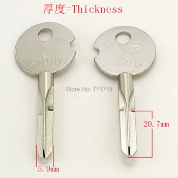 

A072 Wholesale Locksmith Keymother Brass House Home Door Blank Empty Key Blanks Keys 20 pieces/lot
